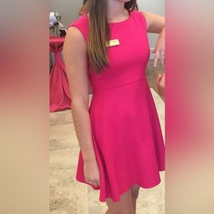 French Connection - Classic Pink Skater Dress